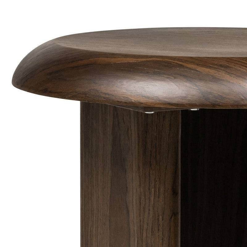 Beistelltisch EOK 50 cm, dunkel Nussbaum