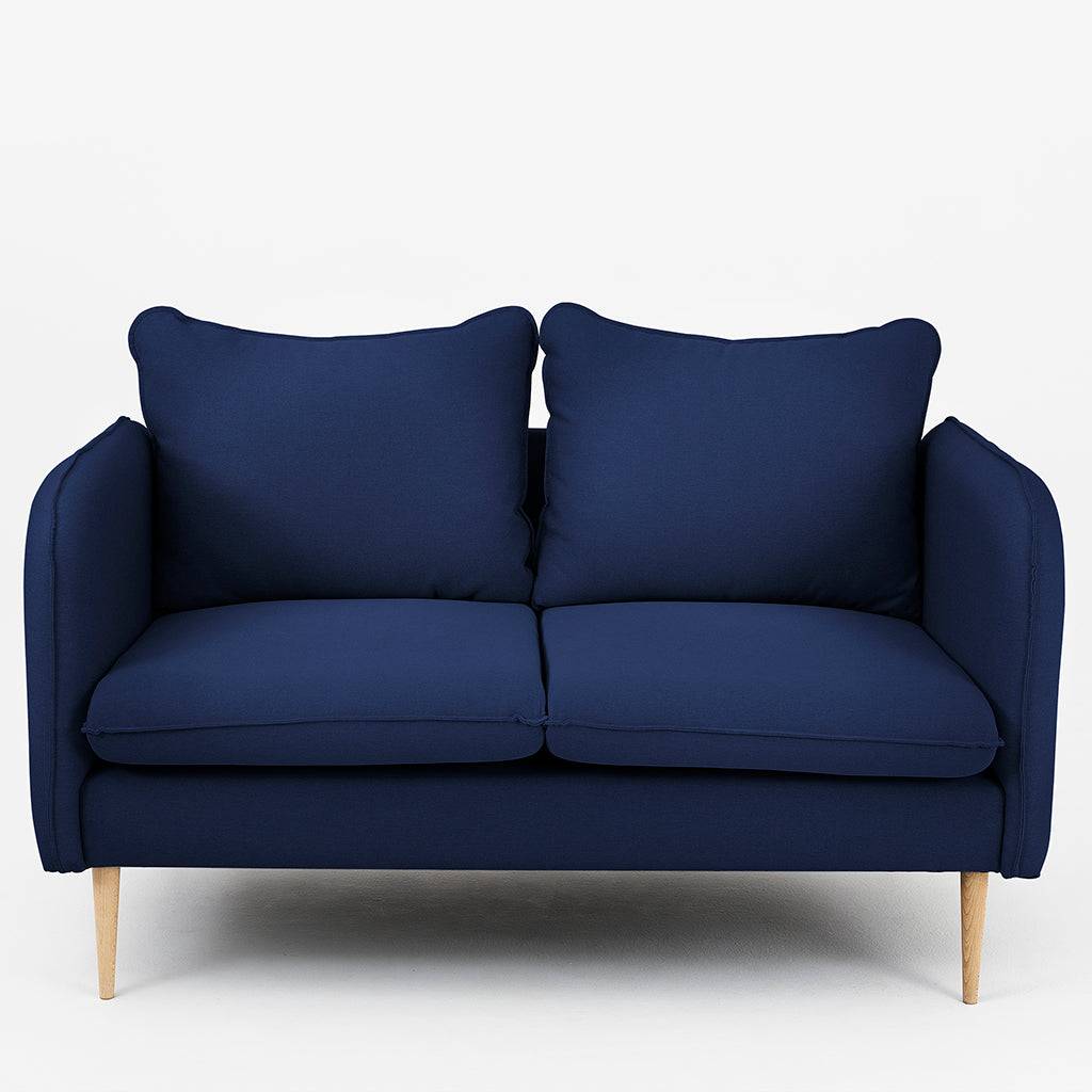 Sofa POSH WOOD 2-Sitzer - Tinte, Natur