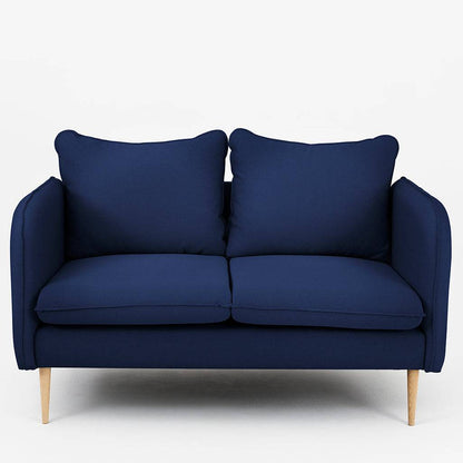 Sofa POSH WOOD 2-Sitzer - Tinte, Natur