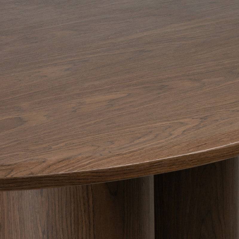 VISPI Tavolo da Pranzo 140 cm, Noce Scuro