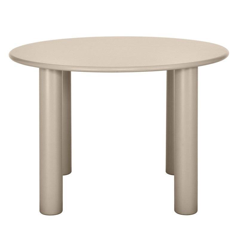 Tavolo Rotondo OKIJ Beige Scuro Diametro 110 cm