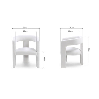 Poltrona Lounge LAUREN VELVET, Samt beige