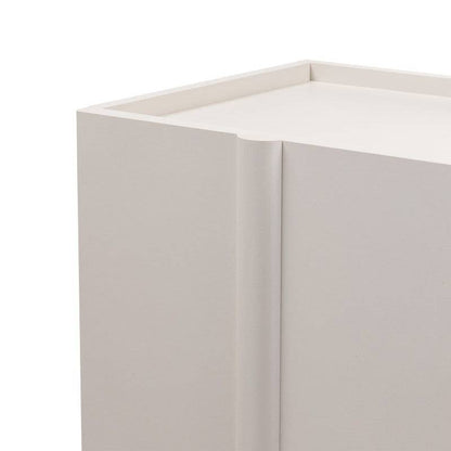 Cassettiera OSSM 2 porte cashmere, fronti arrotondati