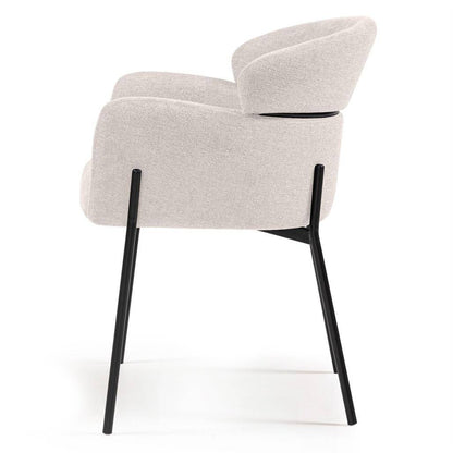Sedia da pranzo MAREO, beige chiaro