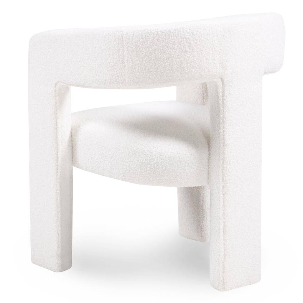 Poltrona Relax LAUREN Crema Bouclé