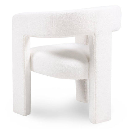 Poltrona Relax LAUREN Crema Bouclé