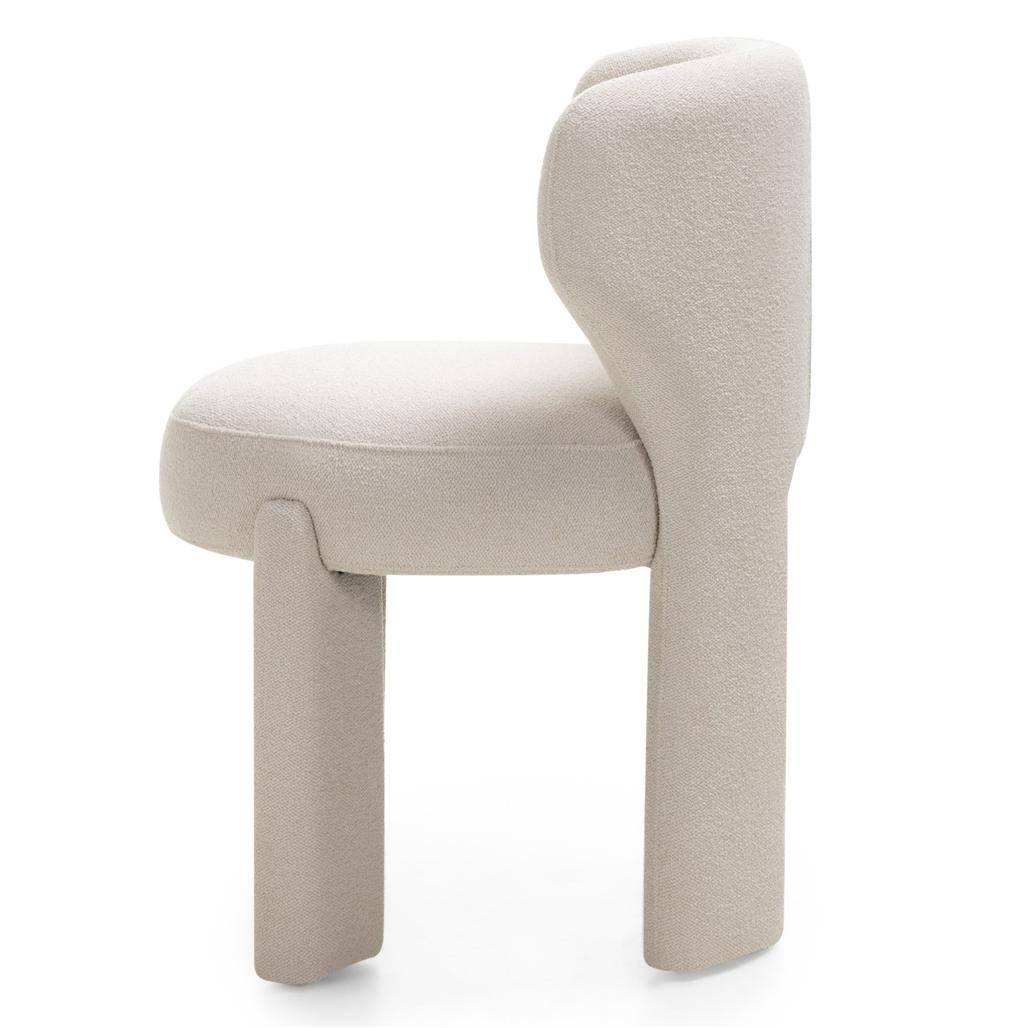 Polsterstuhl SELEN, creme, Bouclé
