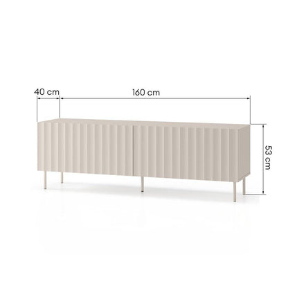 Mobile TV TIRAMI Grigio-Beige Rigato