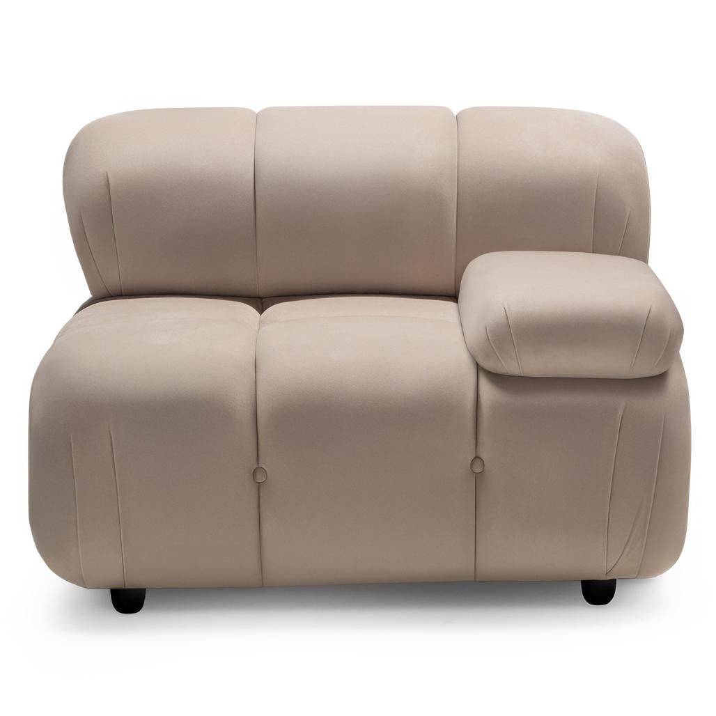 Modul Groß URBANIQUE, Hellbeige, Samt
