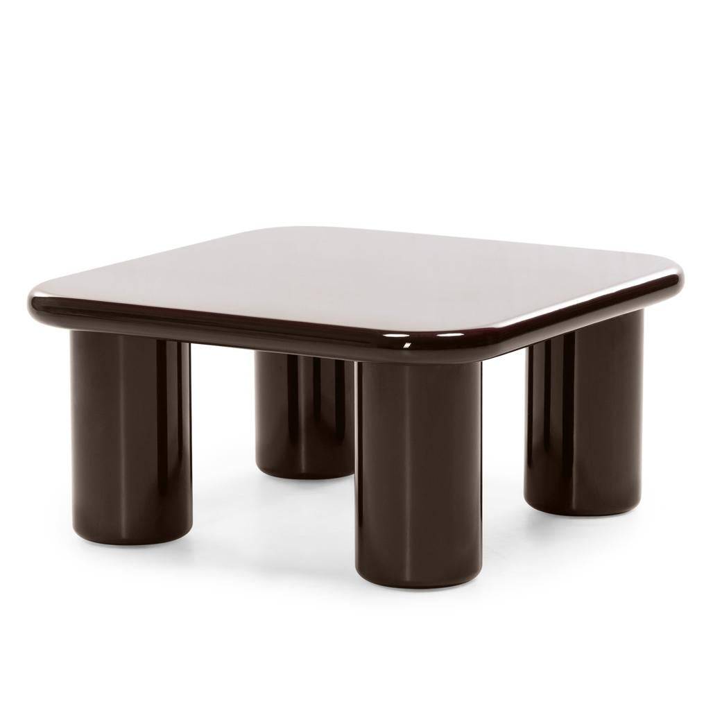 Couchtisch MURIEN 70 cm, Glänzende Schokolade