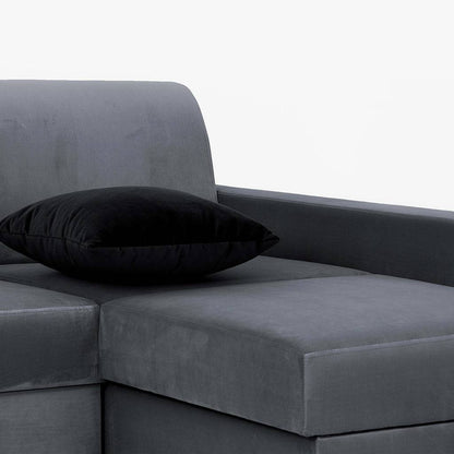 Eckschlafsofa STABLE R - Grau Lila