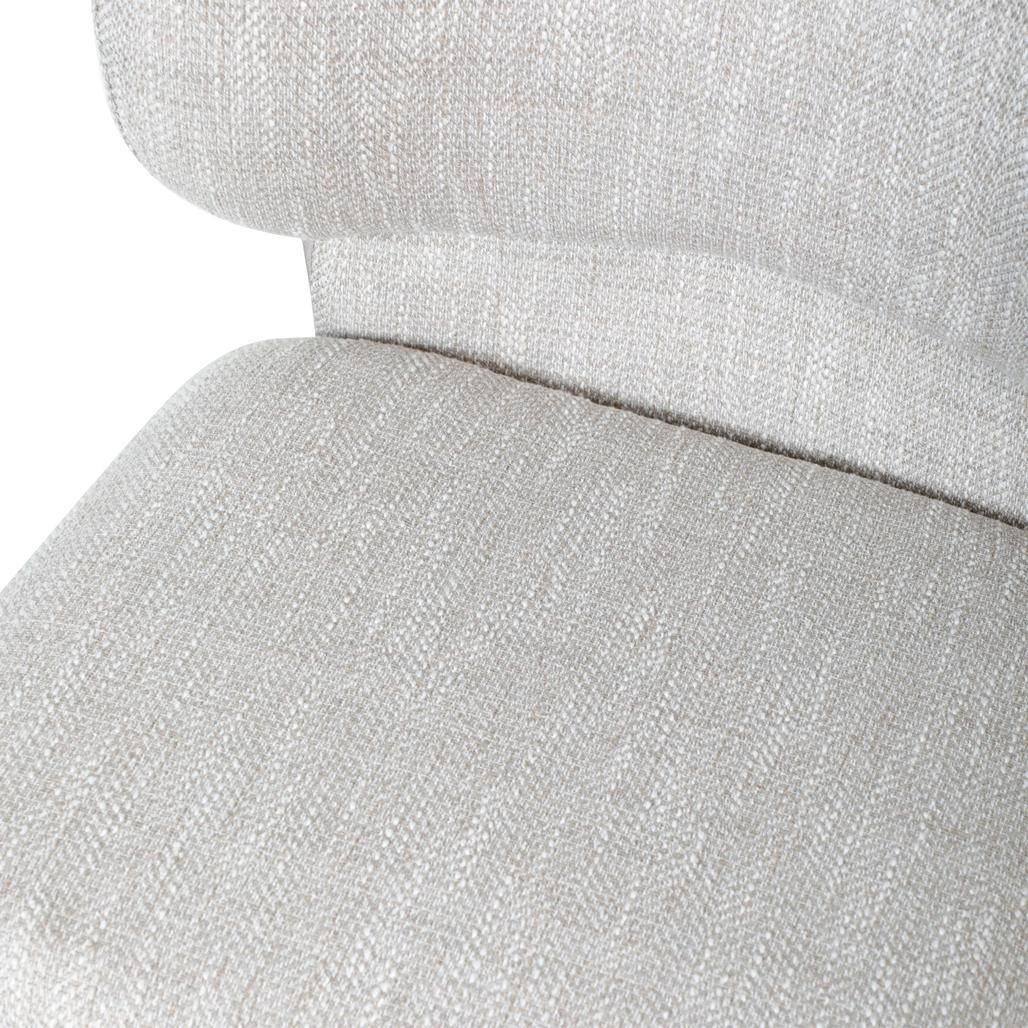 Sessel BIZZA, beige und grau gepolstert