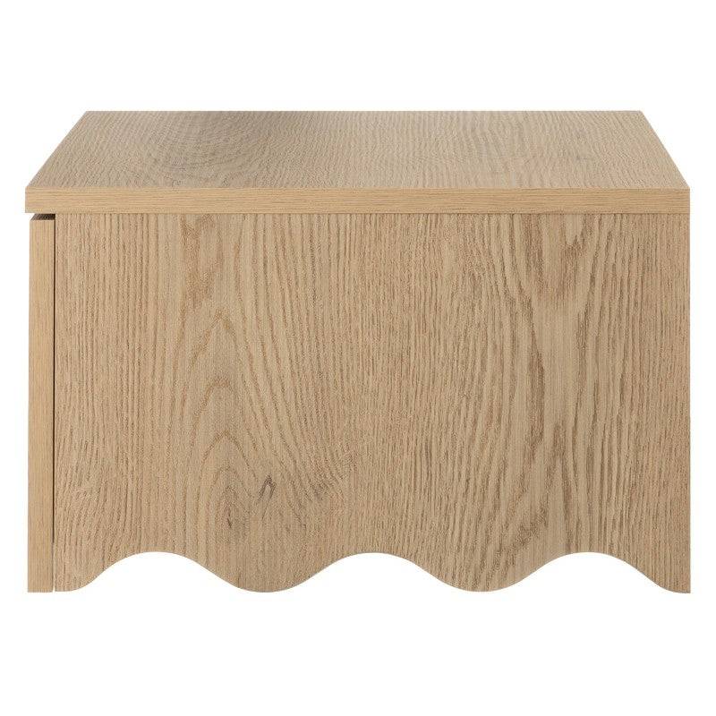 Comodino TIM Cremona Torro Oak con Onda