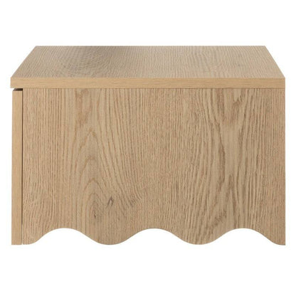 Comodino TIM Cremona Torro Oak con Onda