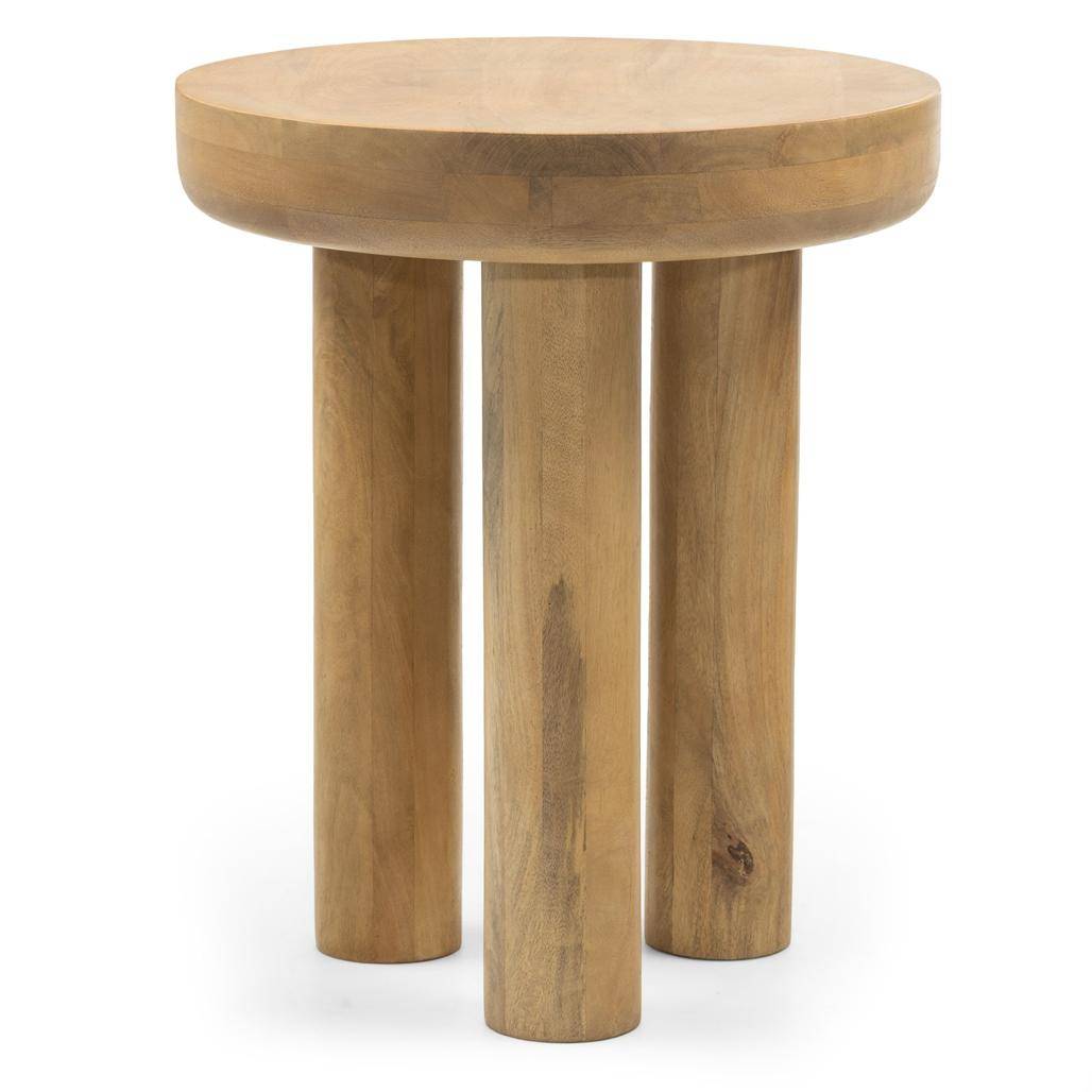 Beistelltisch, rund, 50 cm LANG, Mangoholz