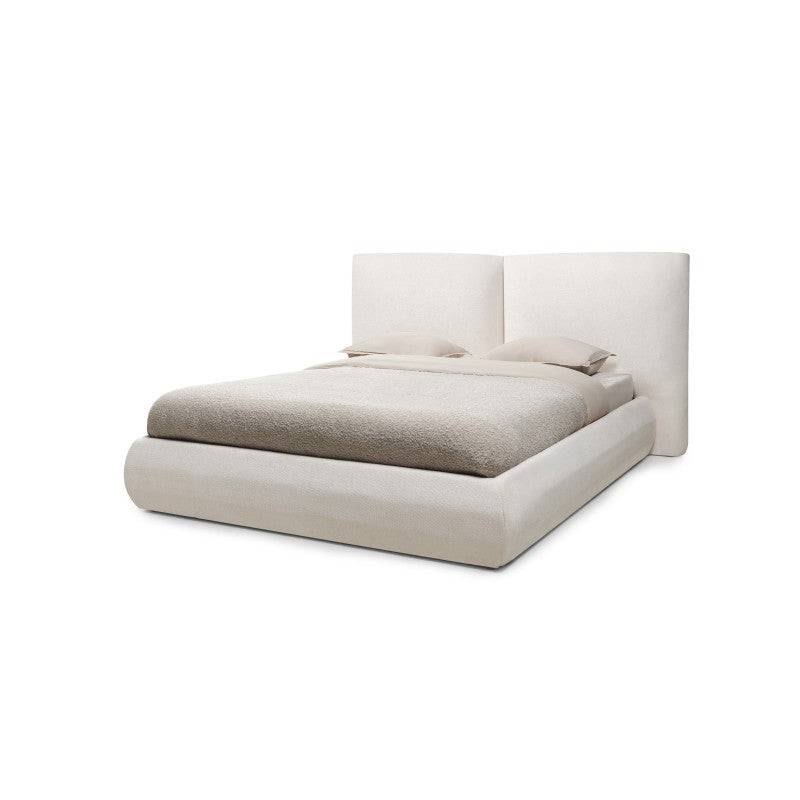 UNAR Polsterbett 160x200 cm mit Bettkasten beige