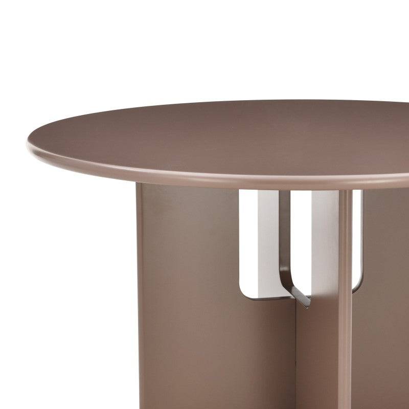 Tavolo da pranzo HOLL, 120 cm rotondo, marrone