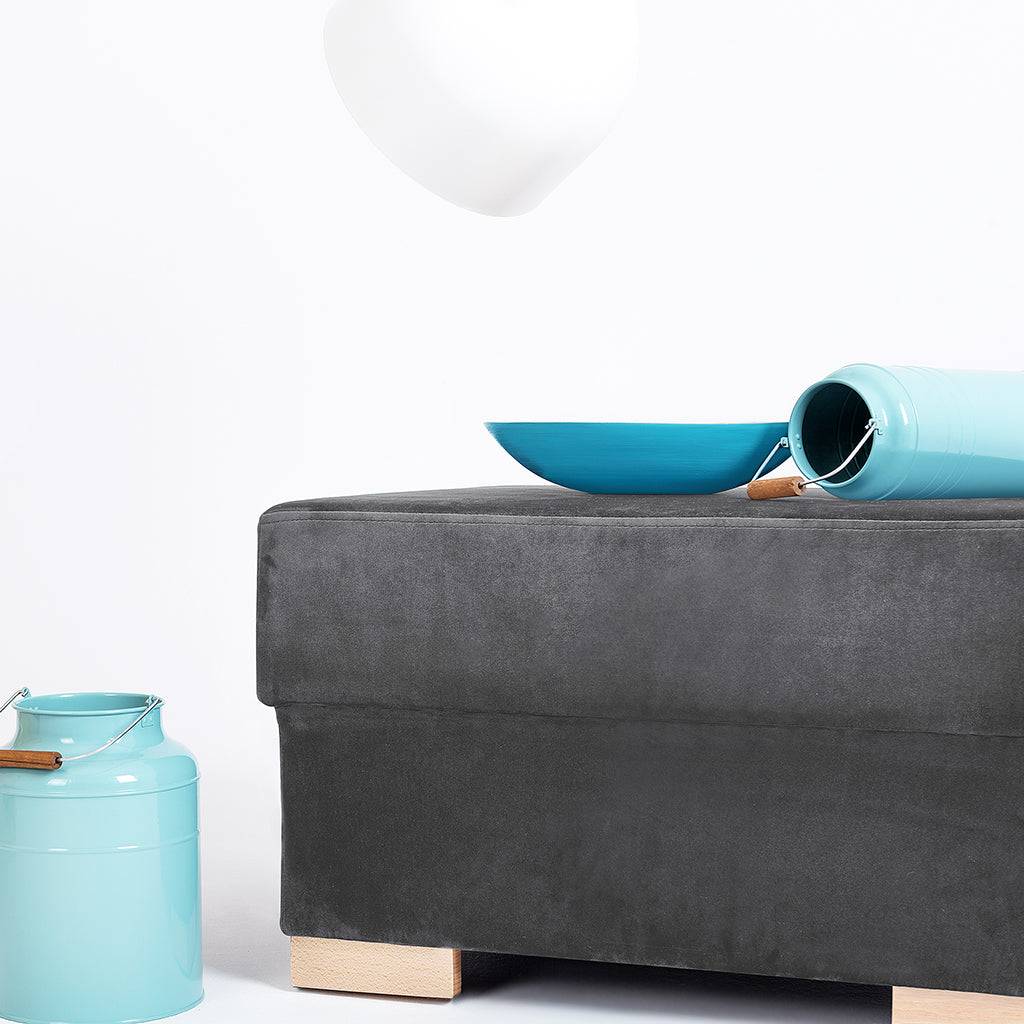 Pouf STABLE – Grau Lila