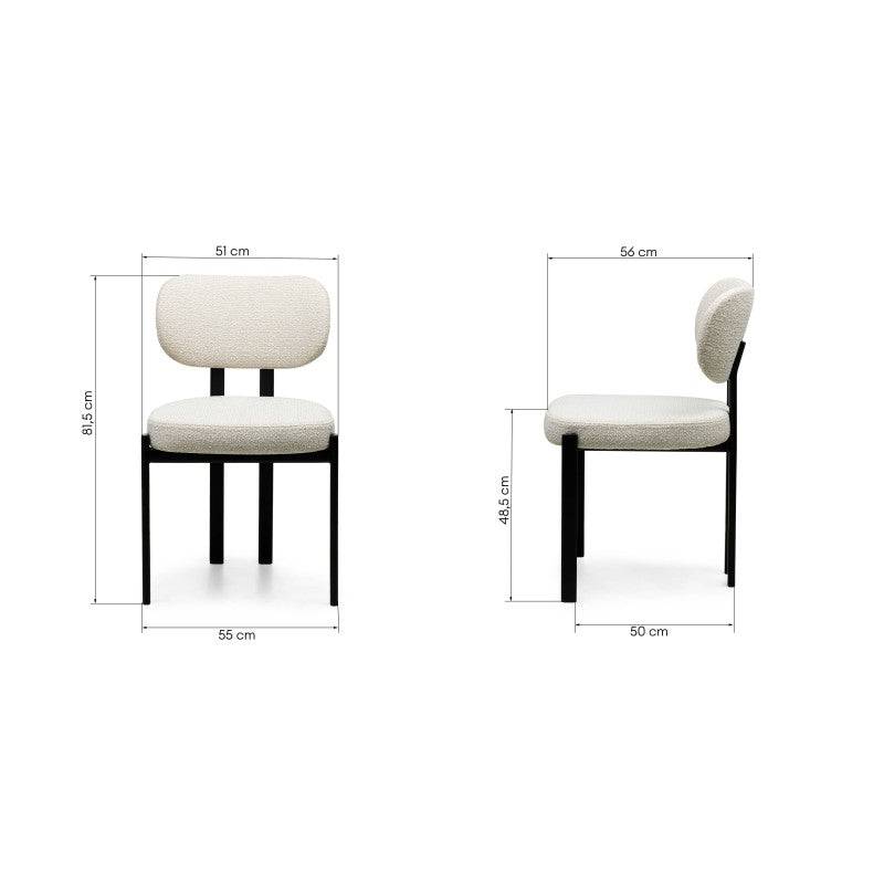 Poltrona FLARA rivestita beige chiaro gambe nere