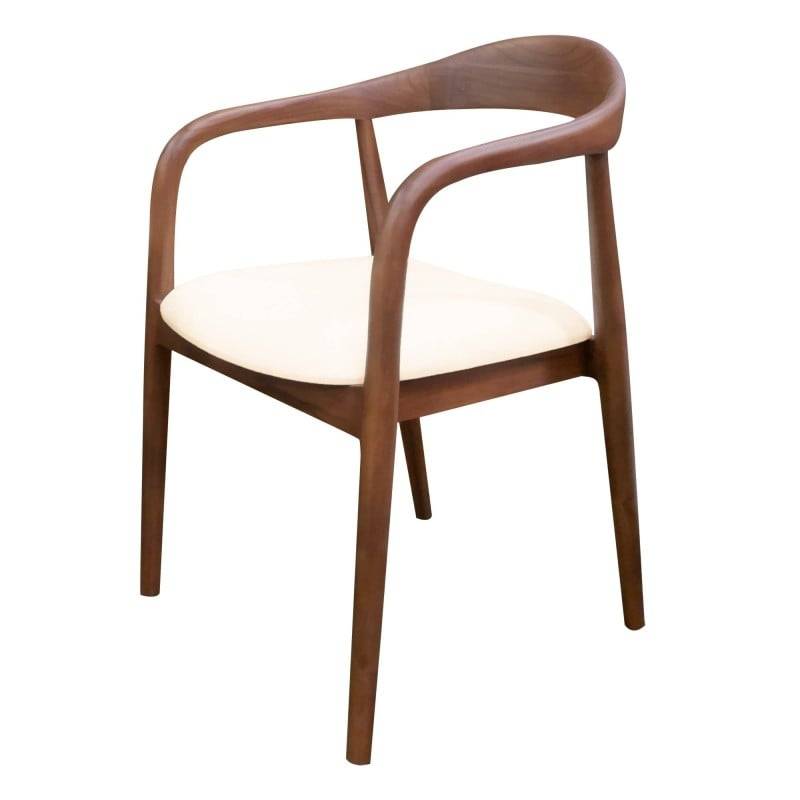Stuhl UDVIKA 2.0, Nussbaum/Creme
