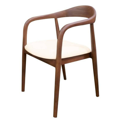 Stuhl UDVIKA 2.0, Nussbaum/Creme