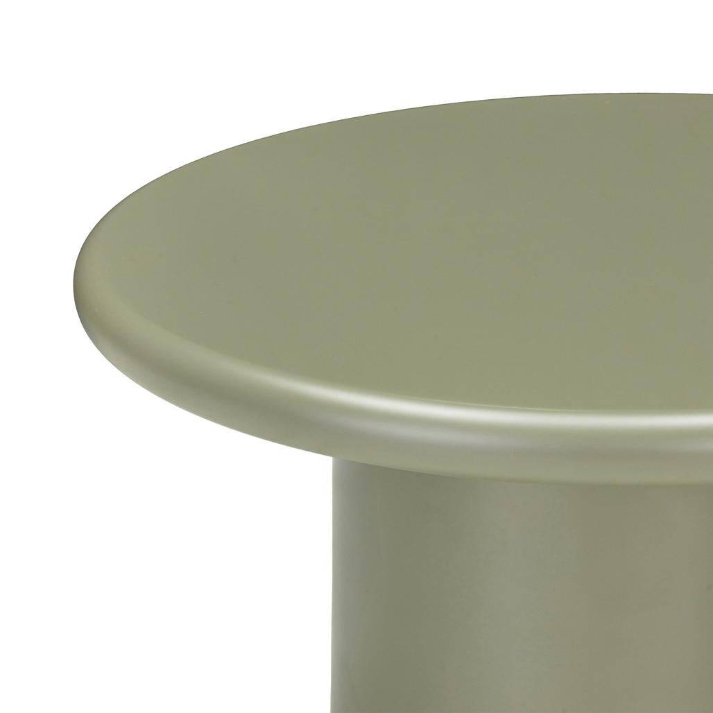Tavolino da caffè 60 cm HARP, verde oliva, opaco