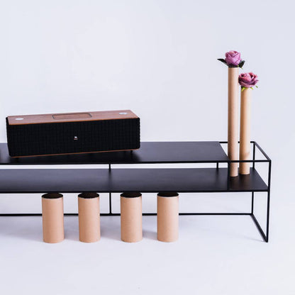 Tavolo RTV SENSO FLOWER METAL 170x45 P - nero