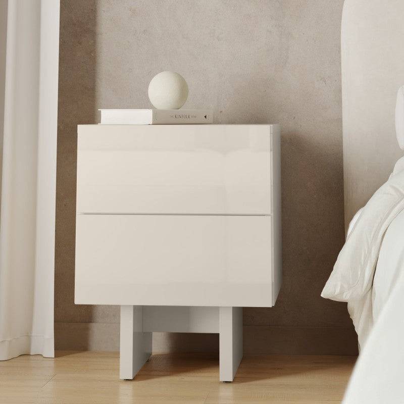 Comodino GLAM cashmere lucido