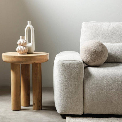 Beistelltisch, rund, 50 cm LANG, Mangoholz