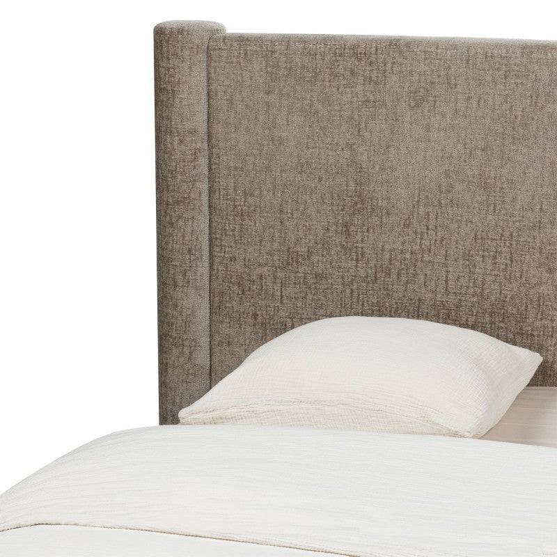 Letto ZENNA imbottito 160x200 cm, beige con contenitore