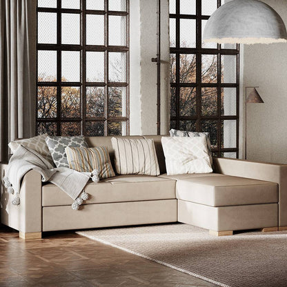 Divano Letto Angolare STABLE R - Beige