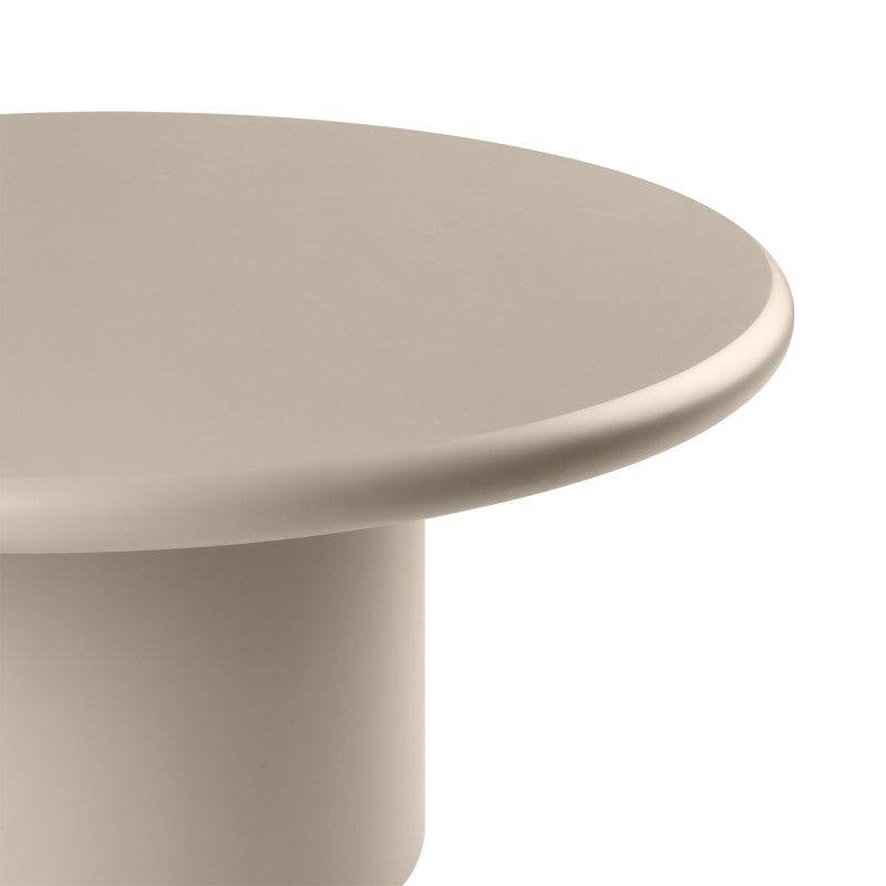Tavolino ARDO 80 cm, beige scuro, opaco