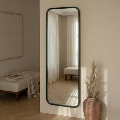 Spiegel SIMPLE II 60x160 cm, schwarzer Holzrahmen