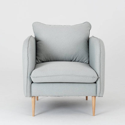 Sessel POSH WOOD - Platin, Natur