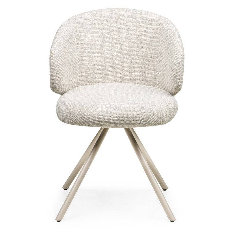 Poltrona girevole PERLA beige