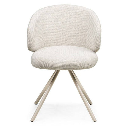 Poltrona girevole PERLA beige