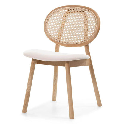 Sedia SUMBA Legno Intrecciato Viennese Naturale/Beige