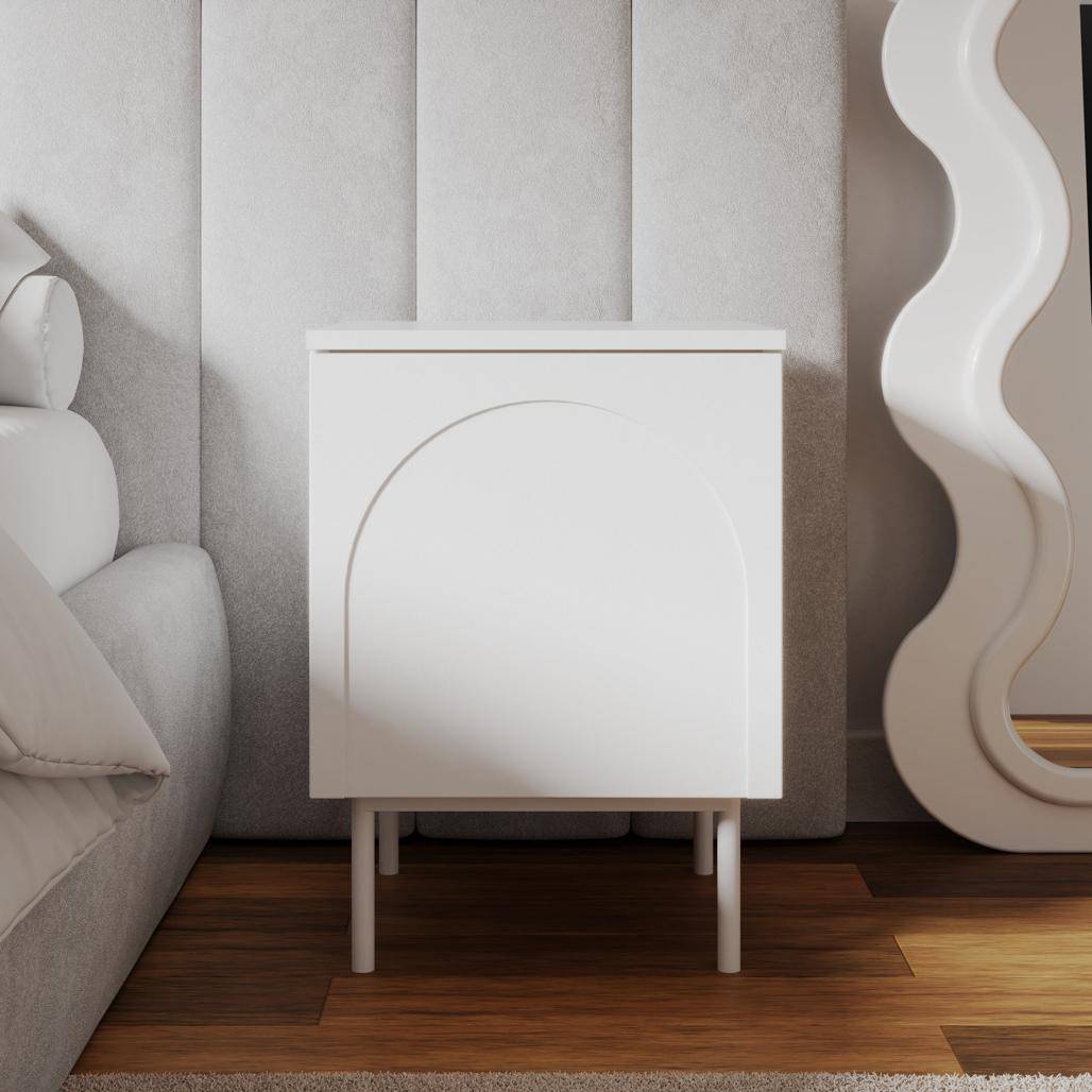 Comodino AESTHETIC, bianco