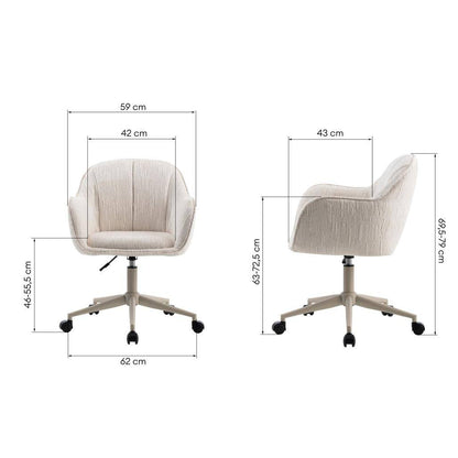 Drehstuhl STEGO, creme