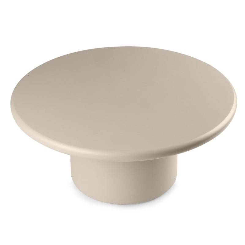 Tavolino ARDO 80 cm, beige scuro, opaco