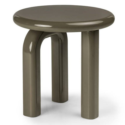 Tavolino laterale FLIM 50 cm, verde/grigio
