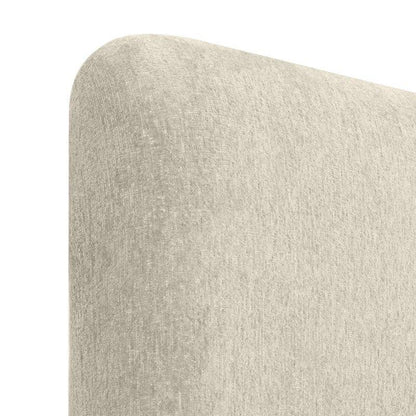 ROLLAND Letto Imbottito 160x200 cm Grigio Chiaro