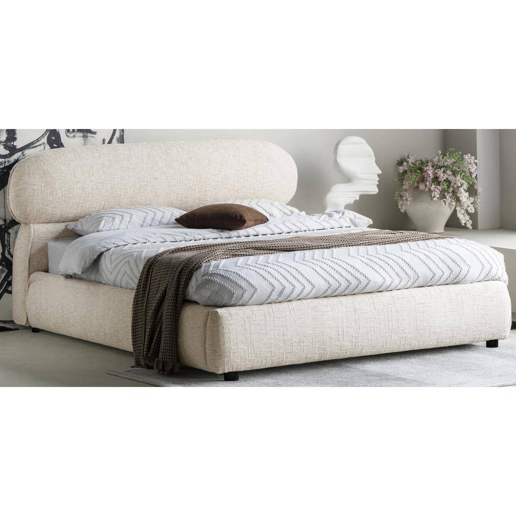 Letto AVION 160x200 cm, beige chiaro, contenitore