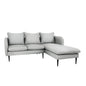 POSH P Corner Sofa Black - Platinum