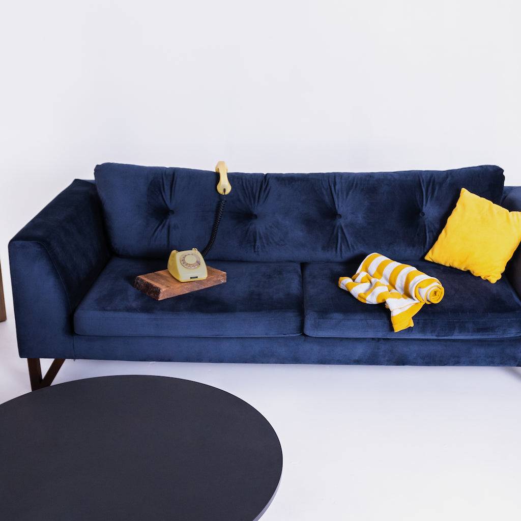 Divano letto 3 posti WILLY - chokeberry, nutty