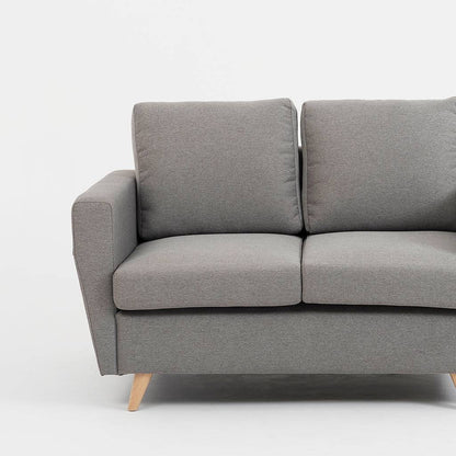 Sofa LOVER 2-Sitzer – Stahl, Natur