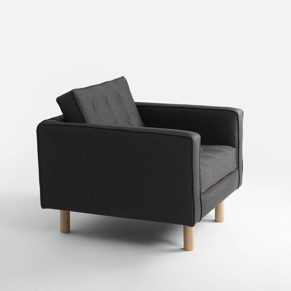 Sessel TOPIC WOOD, Carbon, Naturholz