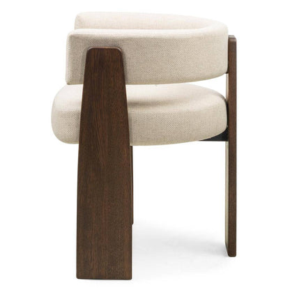Sedia da Pranzo MOCHA Beige e Rovere Mocha