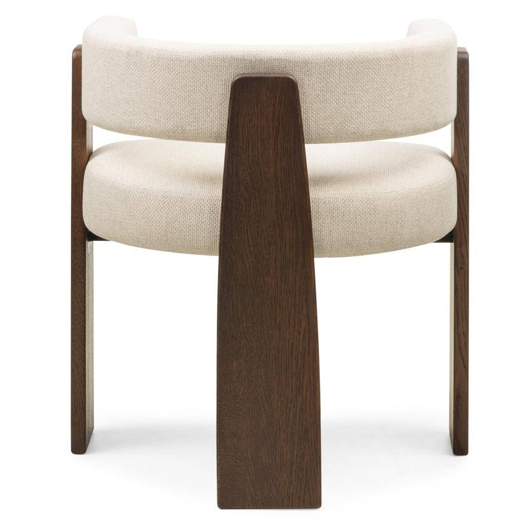 Sedia da Pranzo MOCHA Beige e Rovere Mocha