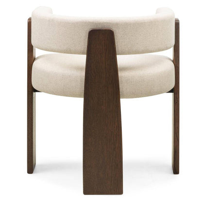 Sedia da Pranzo MOCHA Beige e Rovere Mocha